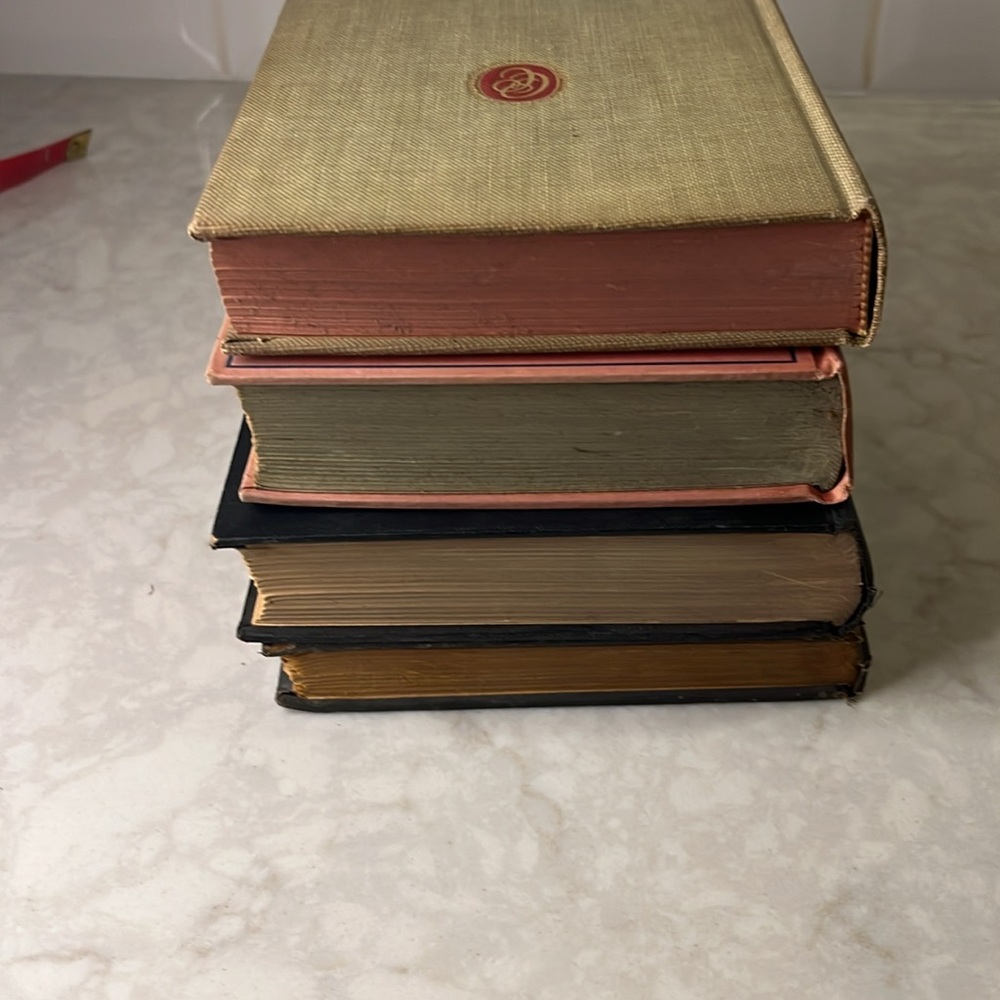 Antique Vintage Book Stack Decor - Picture 5 of 7